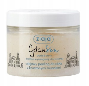 Ziaja GDANSKIN olejowy peeling do ciała z kruszonymi muszlami 300 ml
