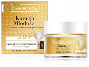 Krem liftingujący Bielenda Kuracja Młodości 50+ dzień i noc 50 ml