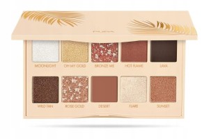 PUPA SHINE BRIGHT paleta cieni do powiek 001 Golden Hour