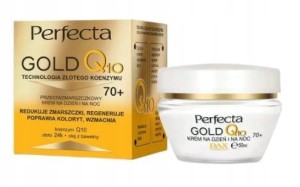 PERFECTA GOLD Q10 PRZECIWZMARSZCZKOWY KREM DZIEŃ/NOC 70+ 50ML