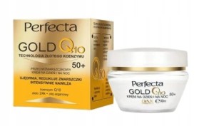 PERFECTA GOLD Q10 PRZECIWZMARSZCZKOWY KREM DZIEŃ/NOC 50+ 50ML