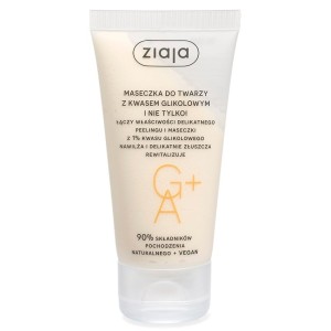 ZIAJA maseczka do twarzy z kwasem glikolowym GA+ 55ml