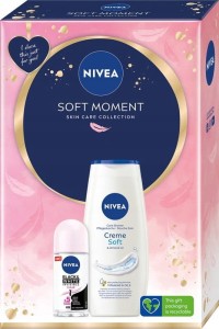 NIVEA ZESTAW SOFT MOMENT ŻEL+ROLL-ON dla kobiet