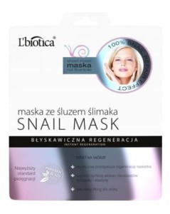 L'biotica snail Maska w płacie regeneracja 23ml