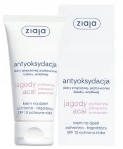 Ziaja krem do twarzy 50 ml Jagody Acai